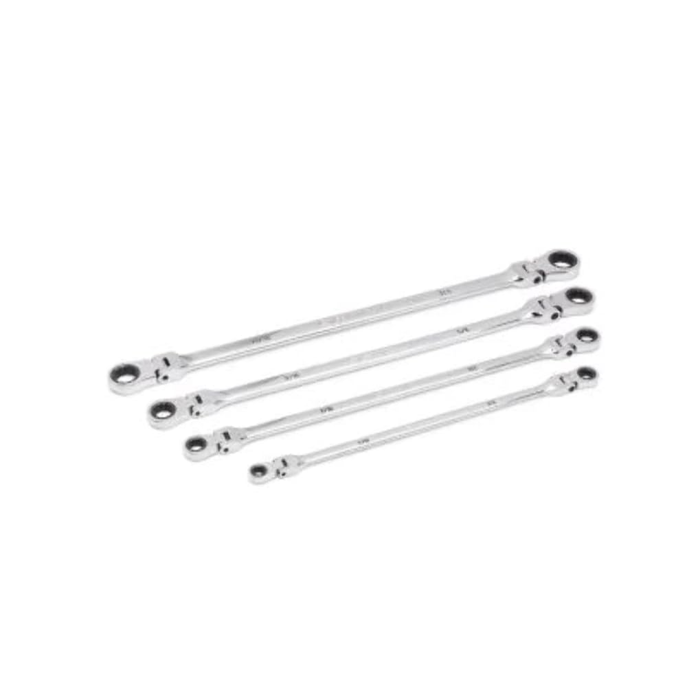 GEARWRENCH 6 Piece 90-Tooth 12 Point Metric GearBox Double Flex Ratcheting Wrench Set | 86830