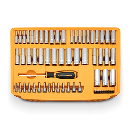 GEARWRENCH 80966 243 Pc. 6 Pt. Mechanics Tool Set In 3 Drawer Storage Box