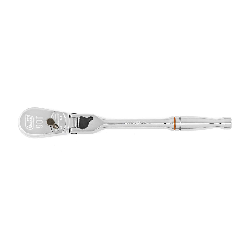 GEARWRENCH 3 Pc. 1/4", 3/8" & 1/2" Drive 90 Tooth Dual Material Locking Flex Head Ratchet Set - 81298T, Multi, One Size