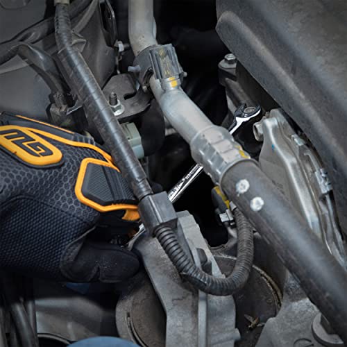 GEARWRENCH 30 Piece 12 Point Long Pattern Combination SAE/Metric Wrench Set with Wrench Racks (1/4-1 in., 8-22 mm) - 81937