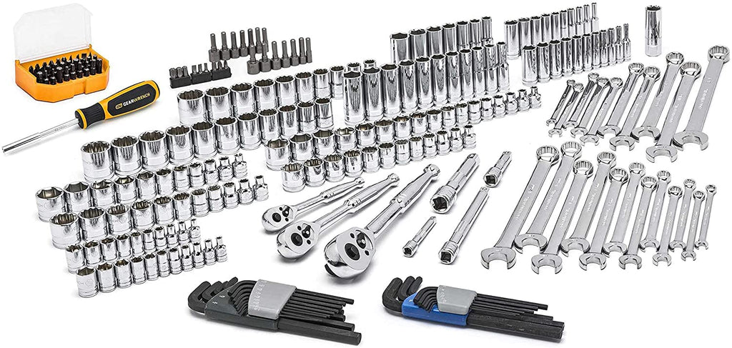 GEARWRENCH 80966 243 Pc. 6 Pt. Mechanics Tool Set In 3 Drawer Storage Box