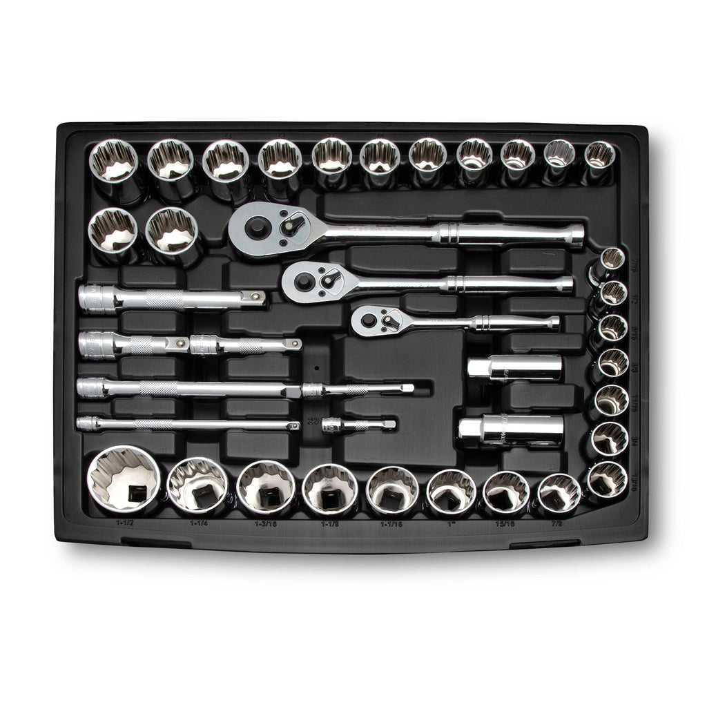 GEARWRENCH 80966 243 Pc. 6 Pt. Mechanics Tool Set In 3 Drawer Storage Box
