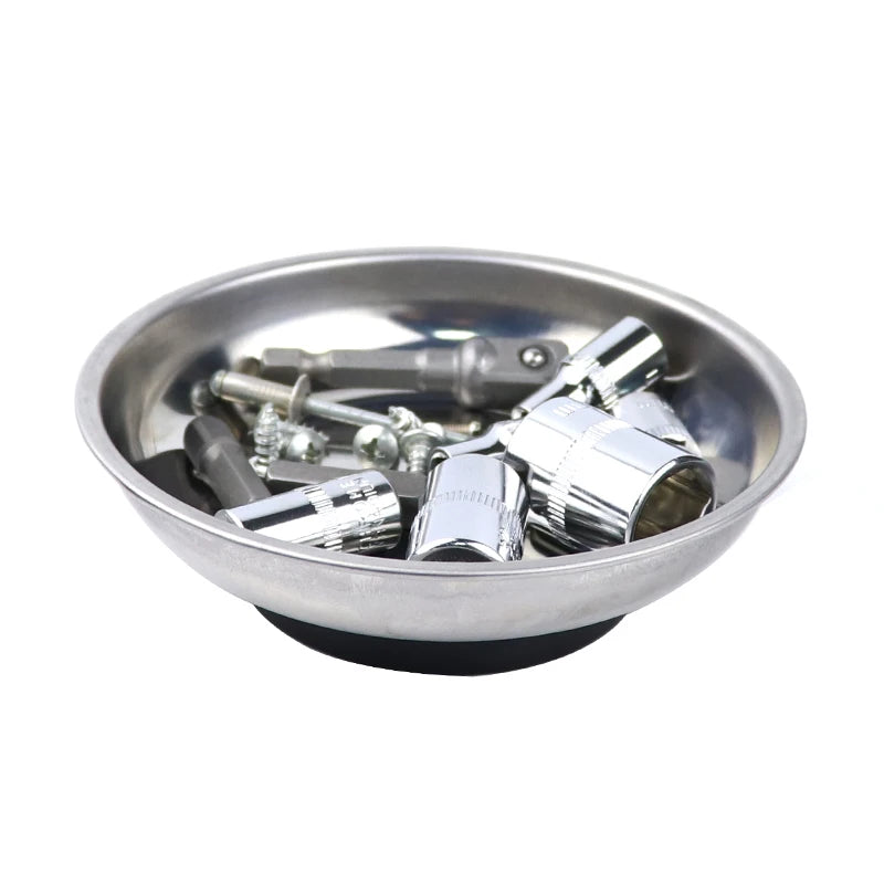 3"/4"/6" Magnetic Tray Circular Magnetic Parts Bowl Screw Storage Tray