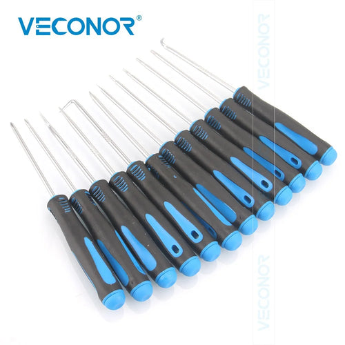 12 Piece Pick & Hook Set – Precision O-Ring Seal Puller Tools – Automotive & DIY