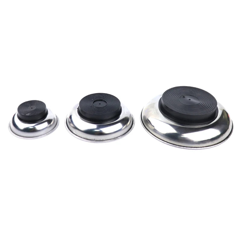 3"/4"/6" Magnetic Tray Circular Magnetic Parts Bowl Screw Storage Tray