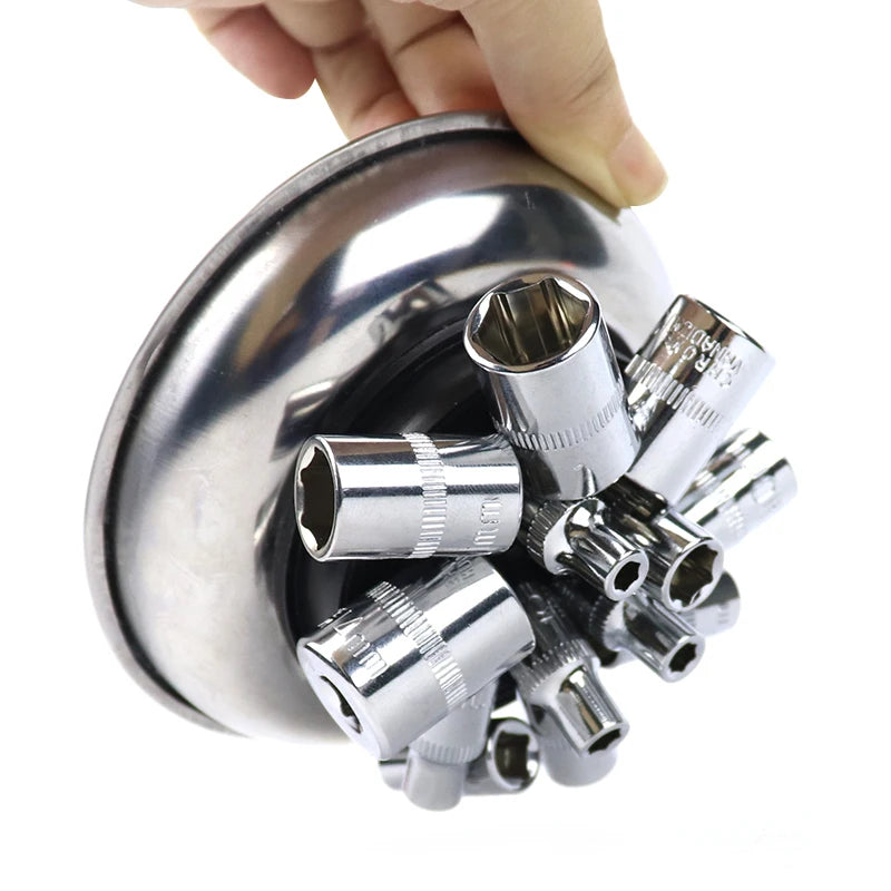 3"/4"/6" Magnetic Tray Circular Magnetic Parts Bowl Screw Storage Tray