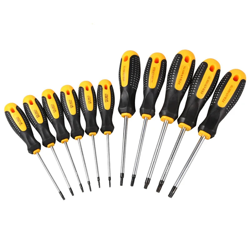 Torx Screwdriver Set T5–T30 Magnetic CR-V Steel Precision Repair Tool Kit 5,6 & 11pc Set