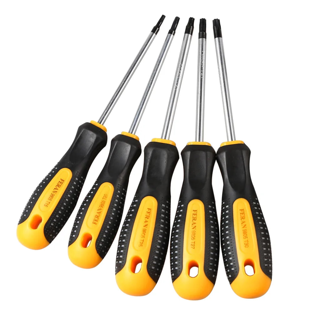 Torx Screwdriver Set T5–T30 Magnetic CR-V Steel Precision Repair Tool Kit 5,6 & 11pc Set
