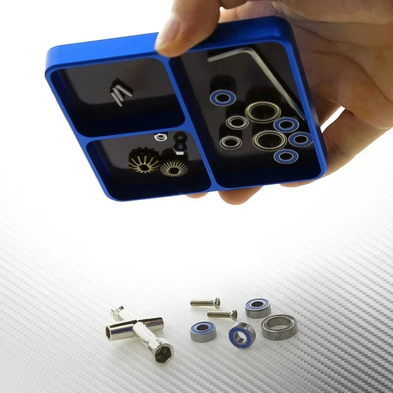 Aluminum Alloy Screw Tray Magnetic Tool Storage Plate 1pc