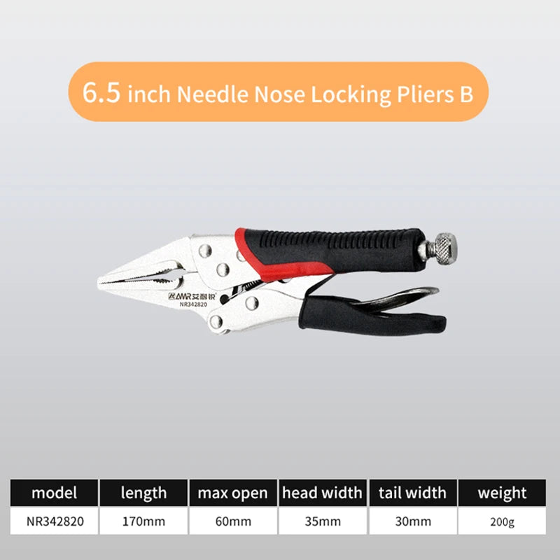 Heavy Duty Locking Pliers – Multifunctional Alloy Steel Grip Tool with Adjustable Jaw for Electrical & Workshop Use
