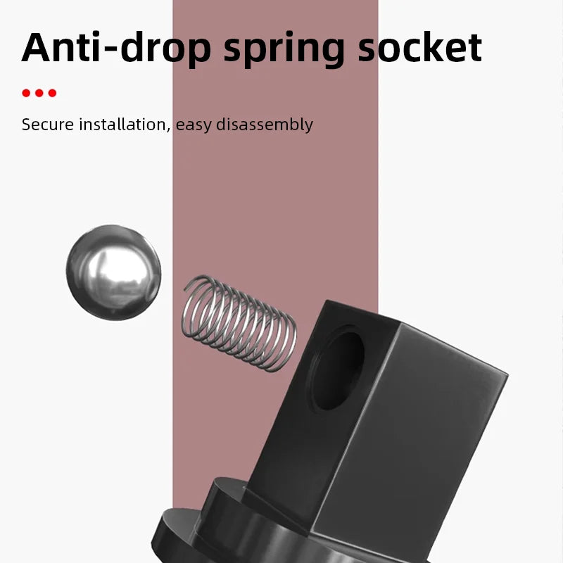 Magnetic Aluminum Socket Organizer Rail 1/4, 3/8 and 1/2