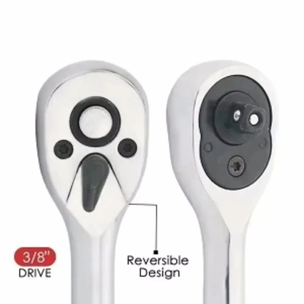 Reversible Quick Release Ratchet Wrench – Chrome Vanadium Steel Hand Tool for Car Repair & Workshop