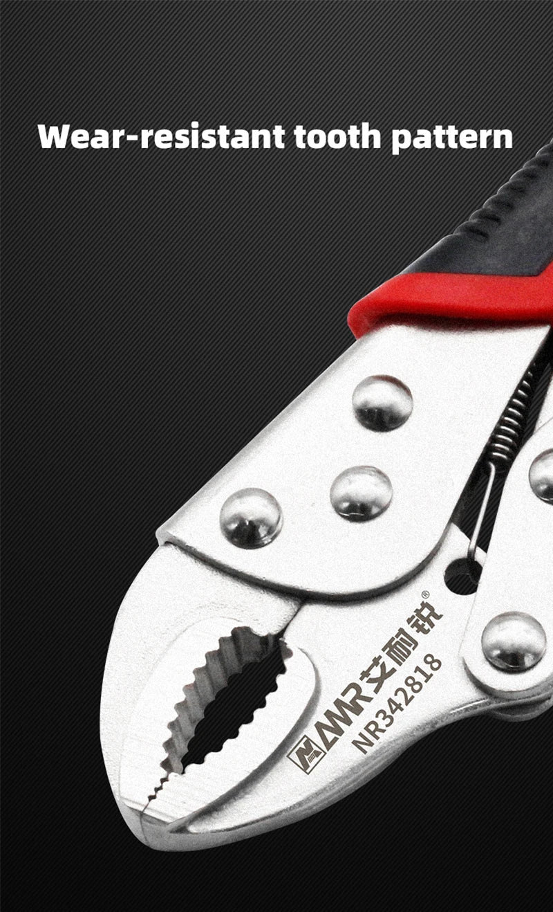 Heavy Duty Locking Pliers – Multifunctional Alloy Steel Grip Tool with Adjustable Jaw for Electrical & Workshop Use