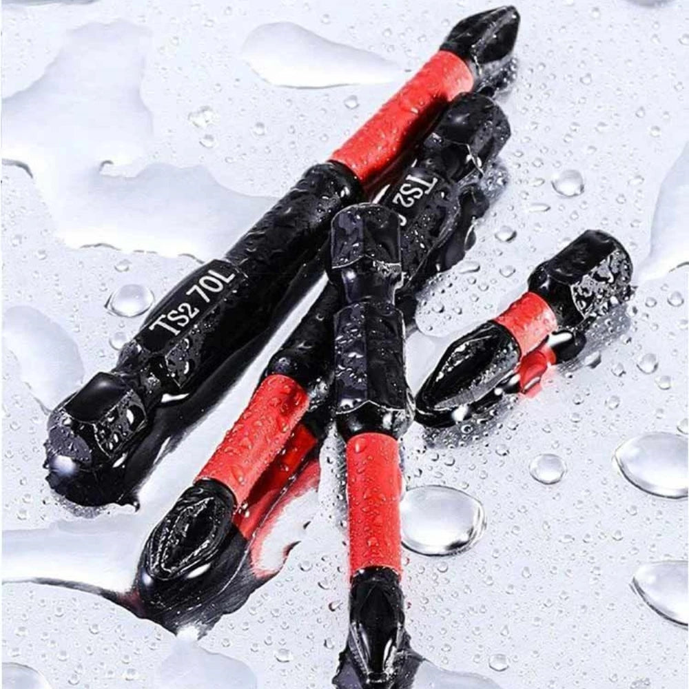 Rafford Anti Slip bits Magnetic Screwdriver bit Set S2 Alloy Steel Impact Resistance Bits-3/6/12Pcs Suitable for Electric Drills