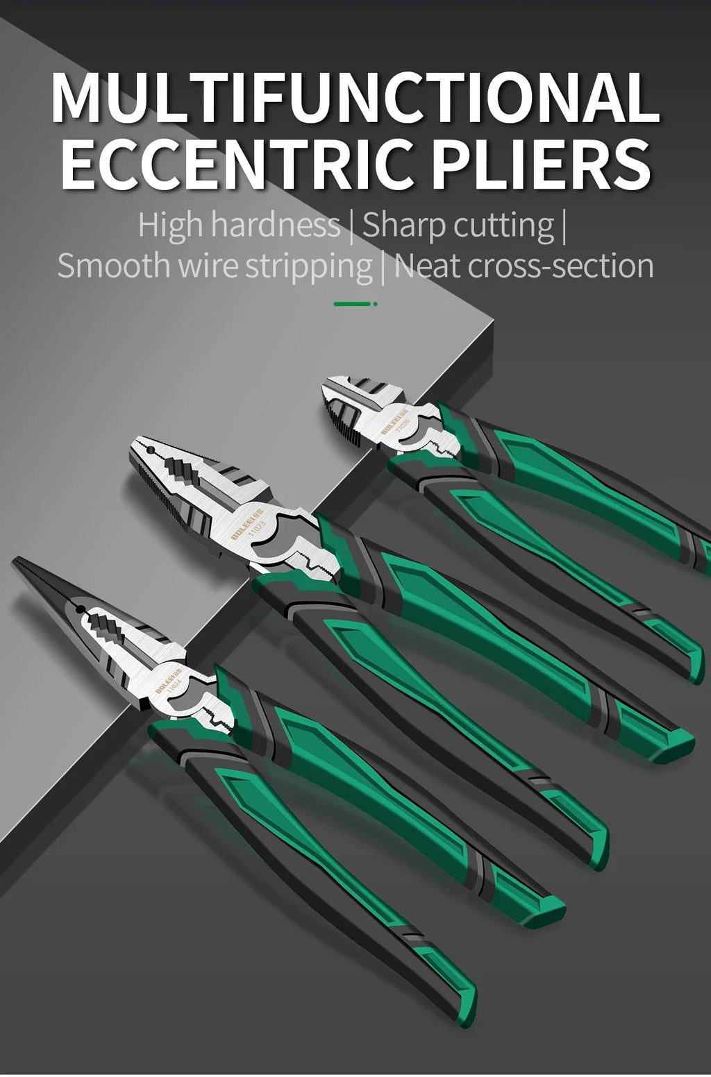 6" Multifunctional Wire Pliers – CR-V Steel Wire Stripper, Cutter & Gripping Tool for Electricians & DIY