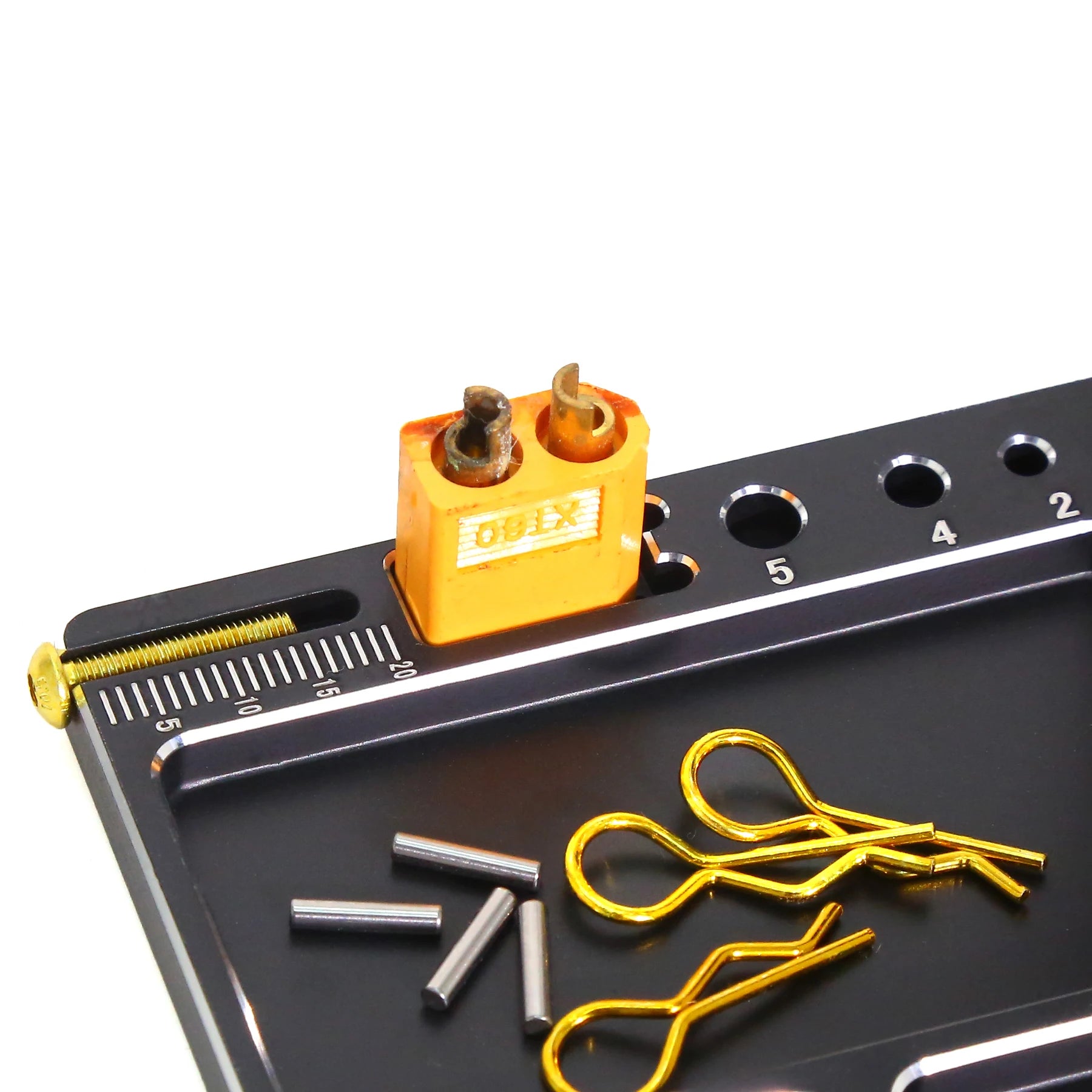 RED SPIDER 160*88*11mm CNC Aluminium  Storage Tray.