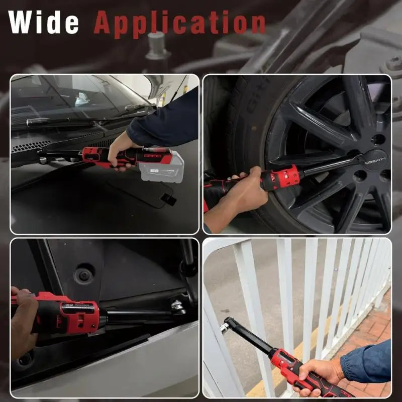 3/8” Cordless Electric Ratchet Wrench (Tool Only) | 18V Compatible, 45 Ft-Lbs Torque, LED Light