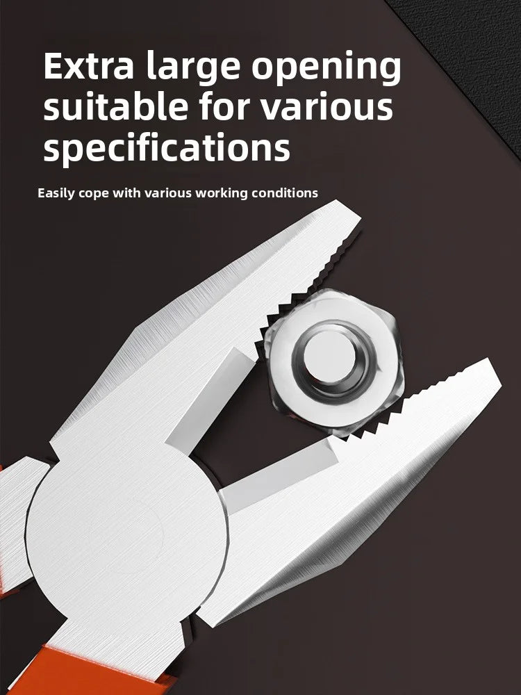 Multifunctional Electrical Pliers – Chrome Vanadium Steel Wire Cutter, Crimper & Gripping Tool for Metalwork & DIY