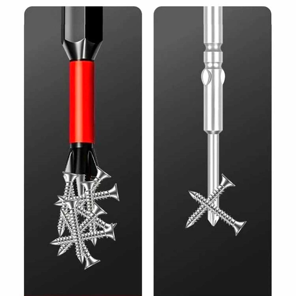 Rafford Anti Slip bits Magnetic Screwdriver bit Set S2 Alloy Steel Impact Resistance Bits-3/6/12Pcs Suitable for Electric Drills