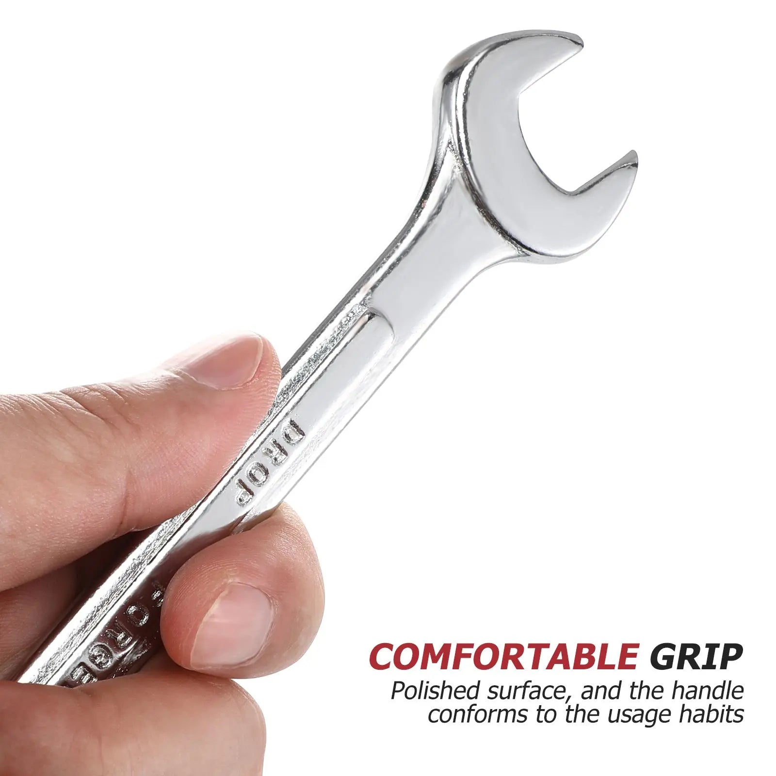 14PCS Combination Wrench Set 8–24mm CR-V Steel Metric Spanner Tool Kit Garage Auto