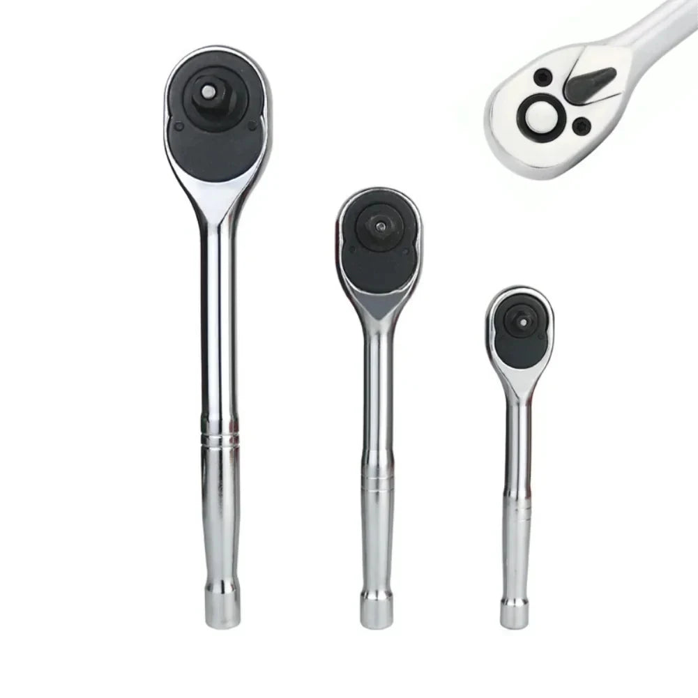 Reversible Quick Release Ratchet Wrench – Chrome Vanadium Steel Hand Tool for Car Repair & Workshop