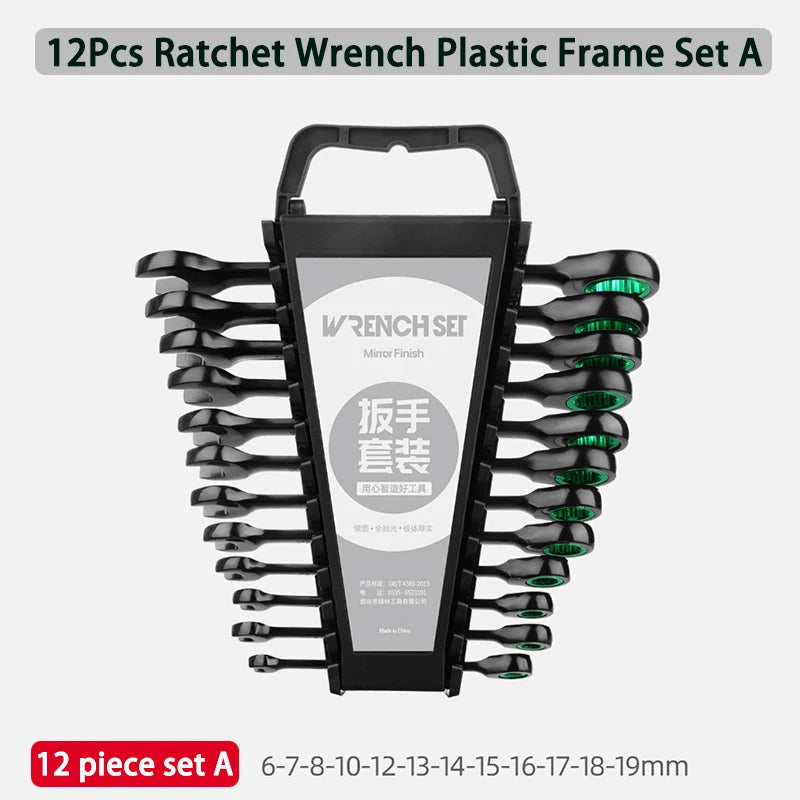 Ratchet Wrench Sets – Dual-Purpose Multifunctional Hand Tool Kit for Workshop & Car Repair