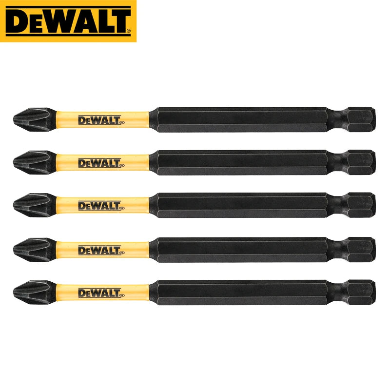 DEWALT Drill Bit Extension Rod Set 50/57/89mm Magnetic Screwdriver Bit Holder PH2 HSS Tool Accessory