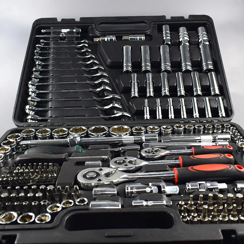 Multi-Purpose Socket Wrench Set – Hand Tool Kit for Car Repair, DIY & Automotive Maintenance 216pc