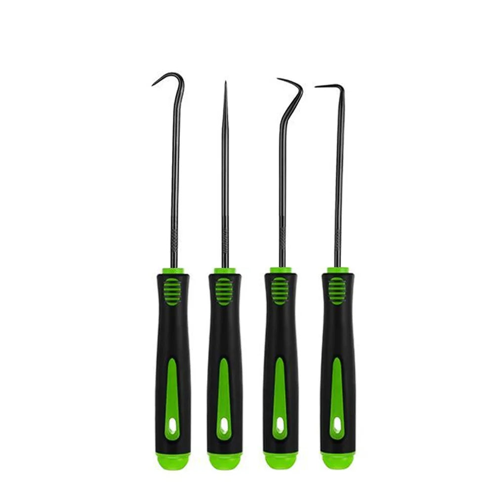 4 Piece Red Pick & Hook Set – Precision O-Ring Seal Puller Tools