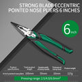 6" Multifunctional Wire Pliers – CR-V Steel Wire Stripper, Cutter & Gripping Tool for Electricians & DIY