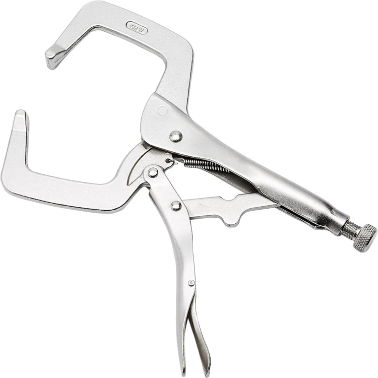 3-Piece C-Clamp Locking Plier Set – 6", 9", 11" Multi-Function Hand Tools for Workshop & DIY