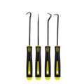 4 Piece Yellow Pick & Hook Set – Precision O-Ring Seal Puller Tools – Automotive & DIY