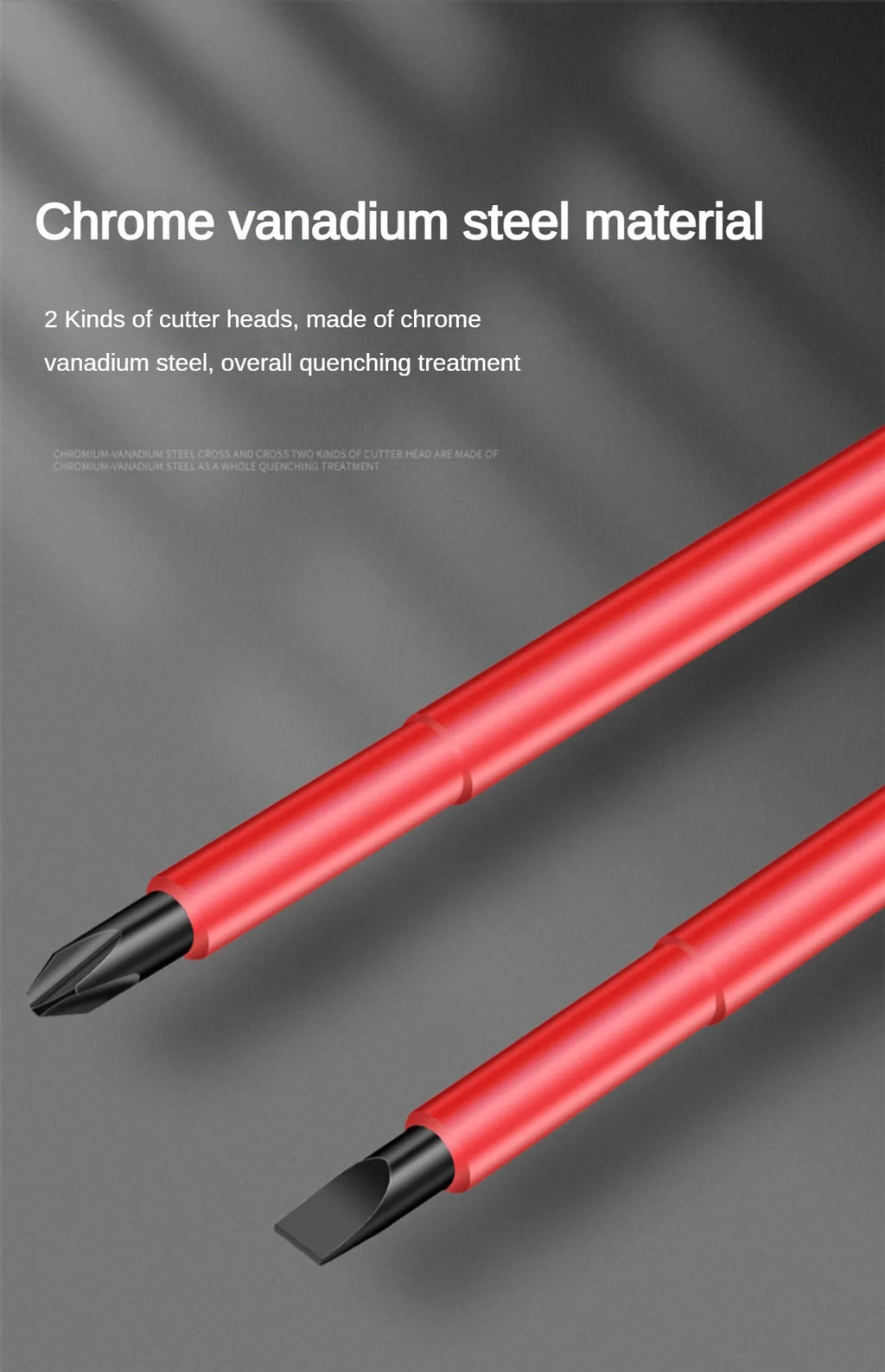 AXE SHAN Insulated Screwdrivers – CR-V Slotted & Phillips Magnetic Drivers for Electrical & Professional Use