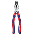 WORKPRO 8" Linesman Pliers – CR-V Heavy Duty Wire Cutter & Stripper with Comfort Grip Handles
