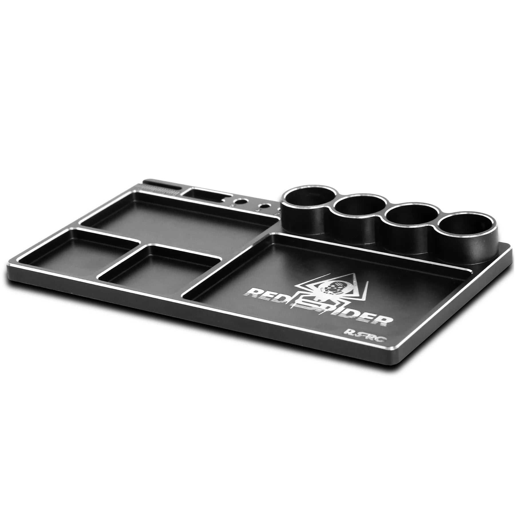 RED SPIDER 160*88*11mm CNC Aluminium  Storage Tray.