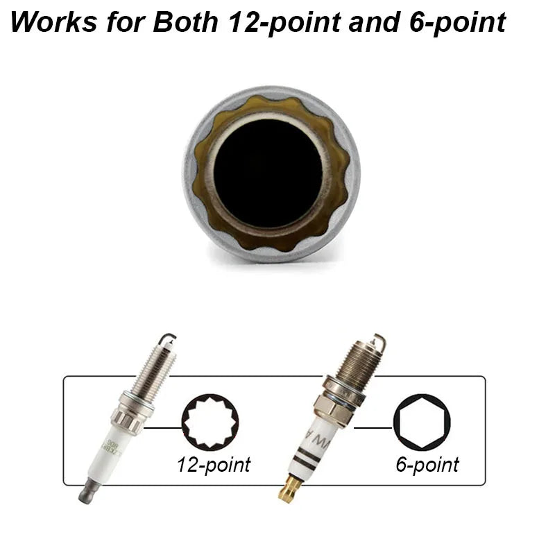 14mm Spark Plug Socket (Swivel, Magnetic) Remove Tool