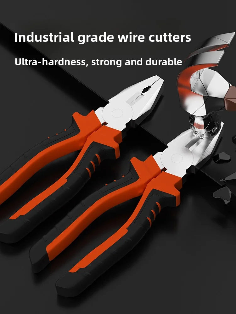 Multifunctional Electrical Pliers – Chrome Vanadium Steel Wire Cutter, Crimper & Gripping Tool for Metalwork & DIY