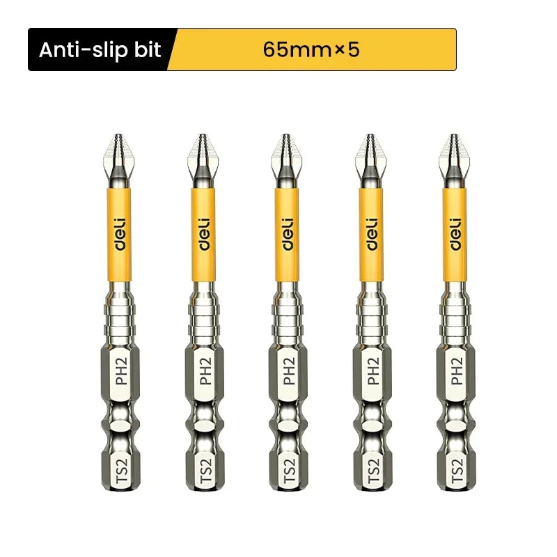 Upgraded Bit Sets High Hardness And Strong Magnetic Bits 25/50/65/70/90/150mm Non-slip