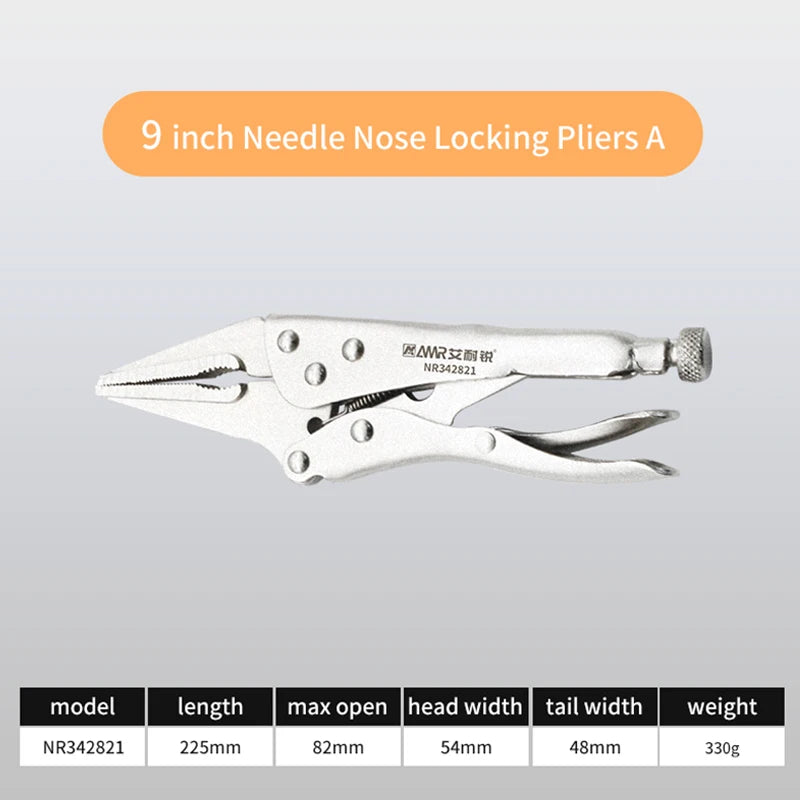 Heavy Duty Locking Pliers – Multifunctional Alloy Steel Grip Tool with Adjustable Jaw for Electrical & Workshop Use