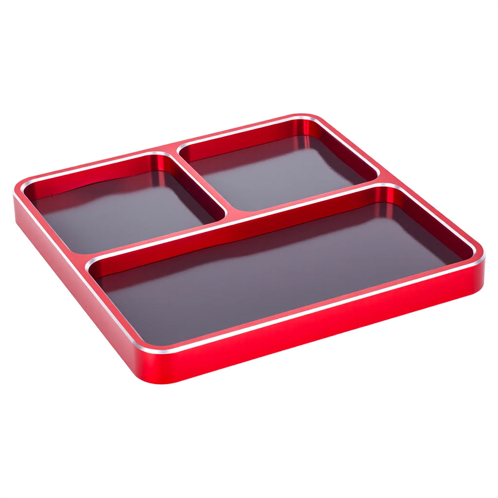 Magnetic Aluminium Screw Tray, 98*98mm.