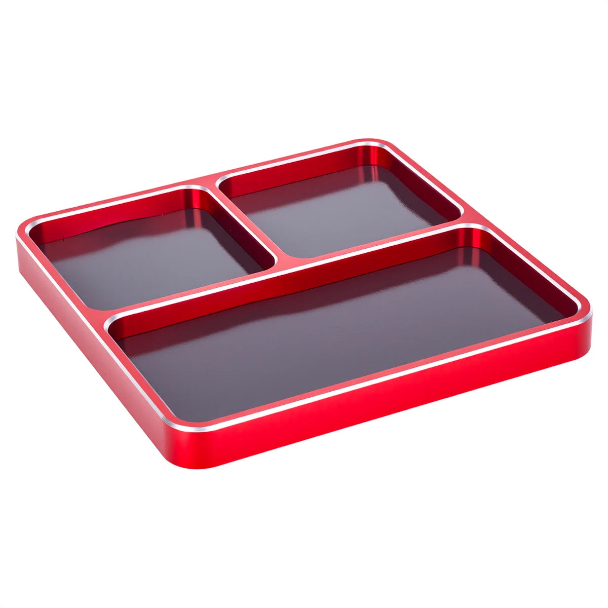 Magnetic Aluminium Screw Tray, 98*98mm.