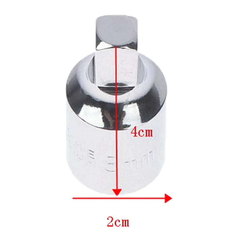 8mm Square Oil Drain Plug Key 3/8" Drive Sump Gearbox Tool Alloy Steel Socket Bit