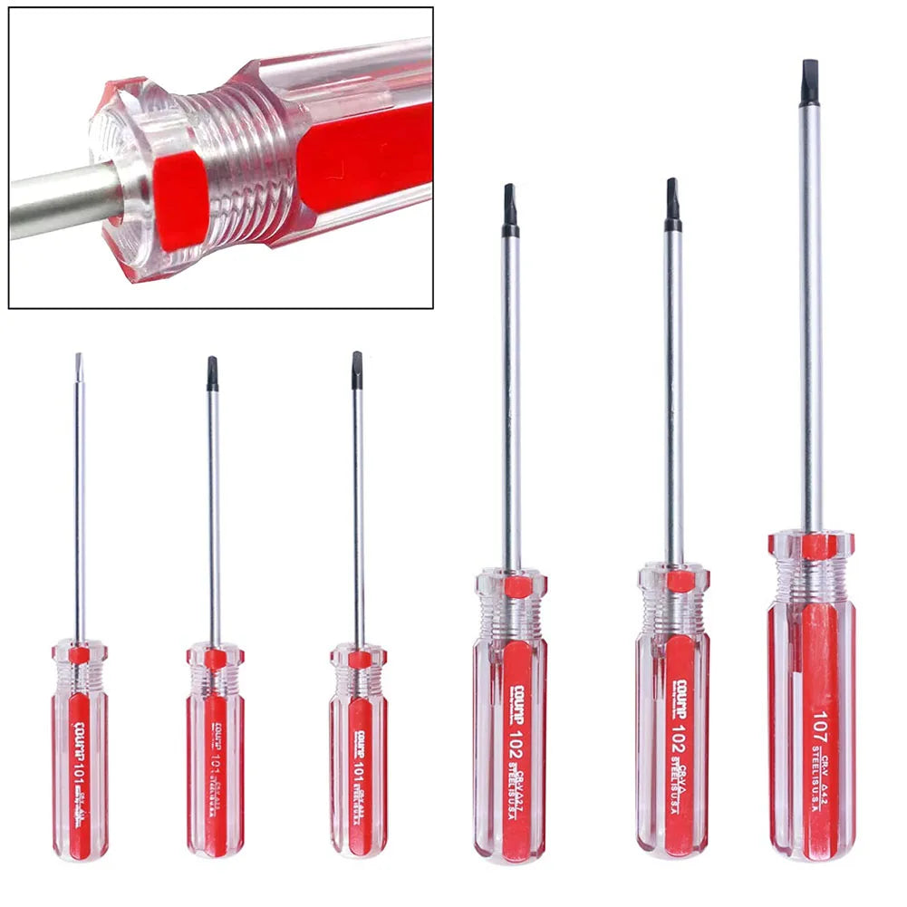 6Pc Triangle Screwdriver Set Magnetic CR-V Security Bit TA1.8–TA4.2 Repair Tool Kit