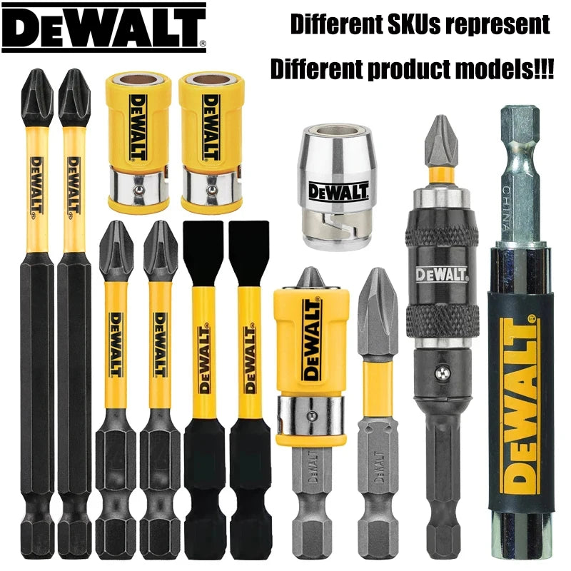 DEWALT Drill Bit Extension Rod Set 50/57/89mm Magnetic Screwdriver Bit Holder PH2 HSS Tool Accessory