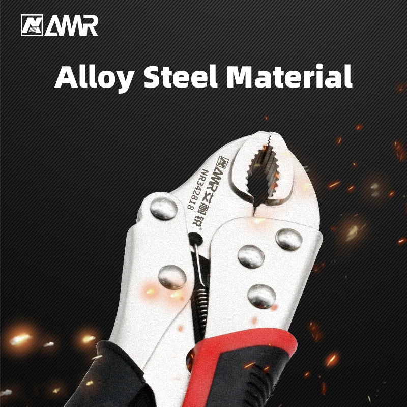 Heavy Duty Locking Pliers – Multifunctional Alloy Steel Grip Tool with Adjustable Jaw for Electrical & Workshop Use