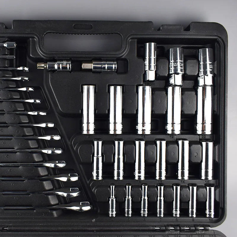 Multi-Purpose Socket Wrench Set – Hand Tool Kit for Car Repair, DIY & Automotive Maintenance 216pc