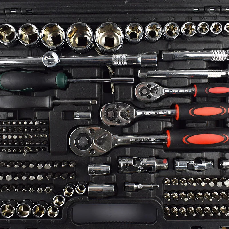 Multi-Purpose Socket Wrench Set – Hand Tool Kit for Car Repair, DIY & Automotive Maintenance 216pc