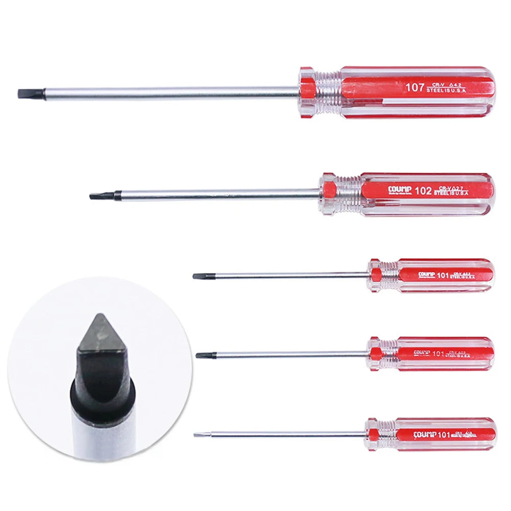 6Pc Triangle Screwdriver Set Magnetic CR-V Security Bit TA1.8–TA4.2 Repair Tool Kit