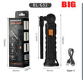 Large Rechargeable LED Flashlight Work Light with Magnet & Hook, Waterproof!