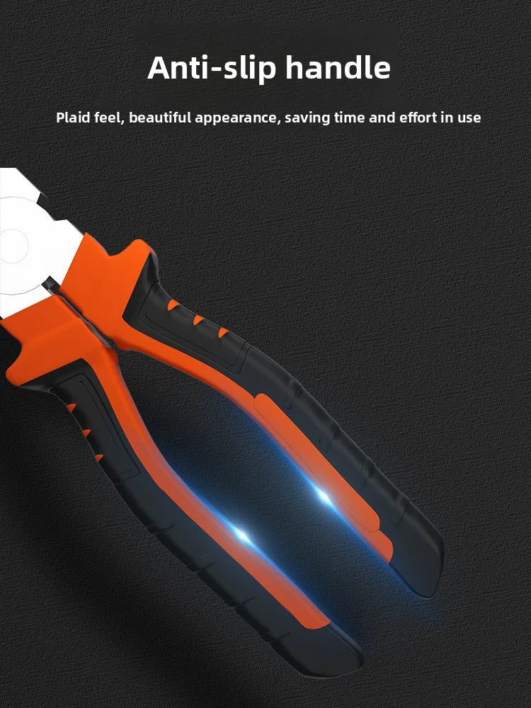 Multifunctional Electrical Pliers – Chrome Vanadium Steel Wire Cutter, Crimper & Gripping Tool for Metalwork & DIY